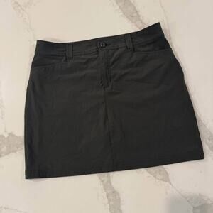 Eddie Bauer Adventure 2.0 Athletic Skort Skirt Women's 10 Gray Gorpcore Outdoors